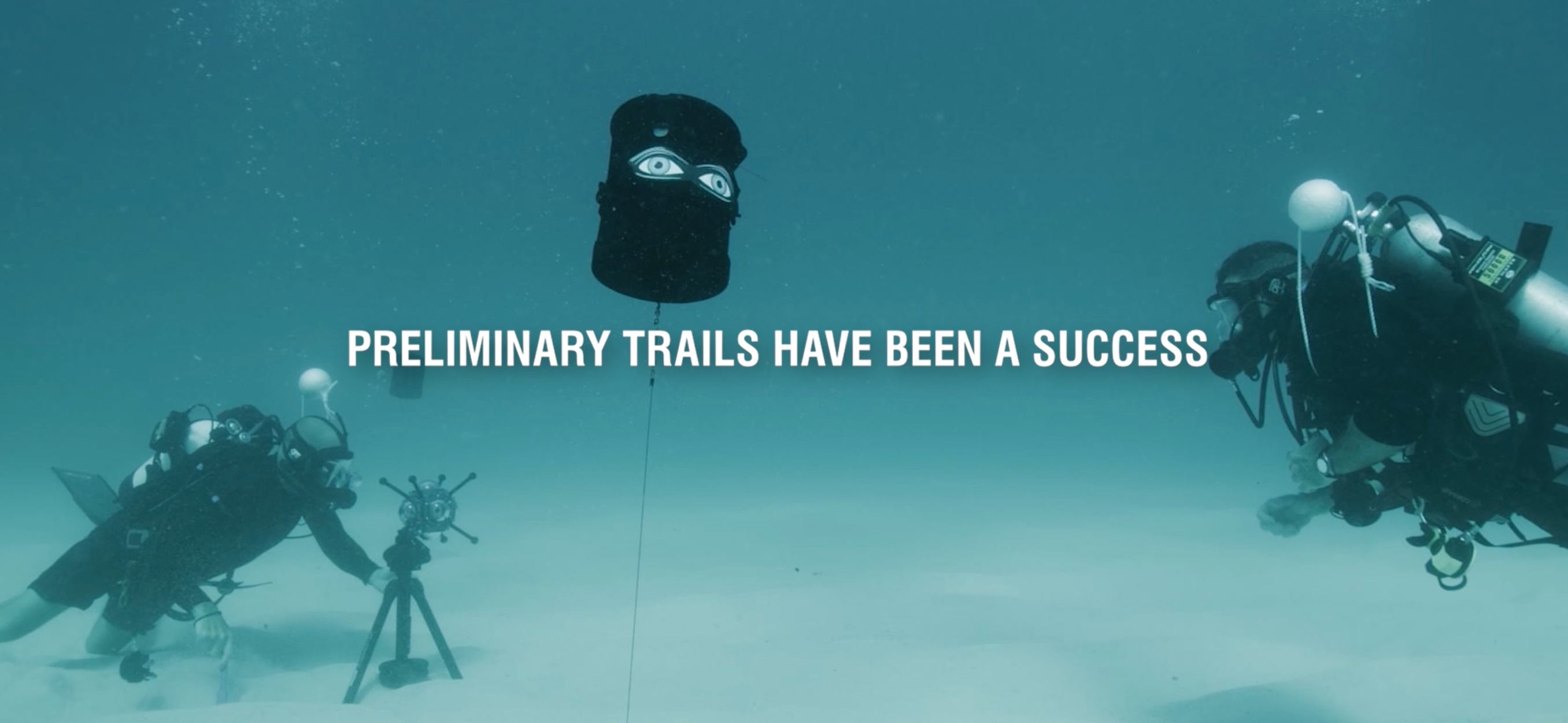 Load video: RAW Behind The Scenes: Shark Eyes Shark Deterrent Testing