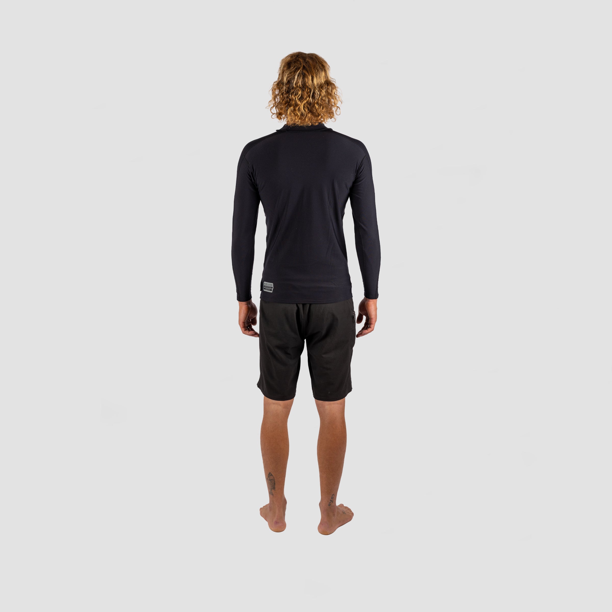 Thermal Rash Vest Mens Long Sleeve Black 1.5mm