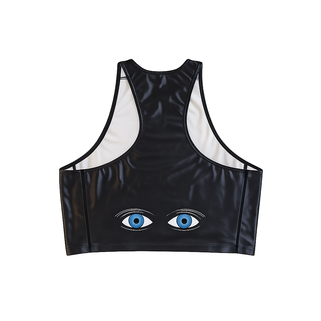 Shark Deterrent Swimming Vest Back | Shark Eyes Australia