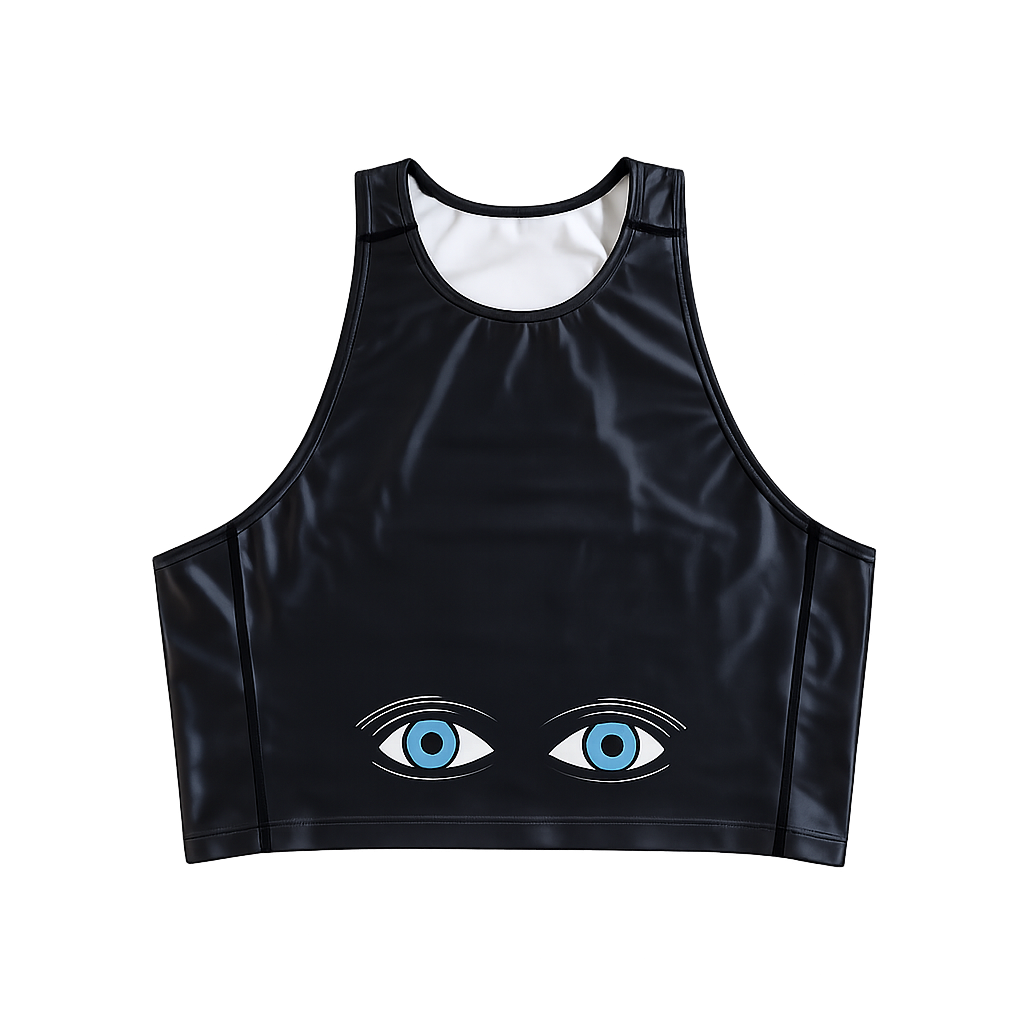 Shark Deterrent Swimming Vest Front | Shark Eyes Australia