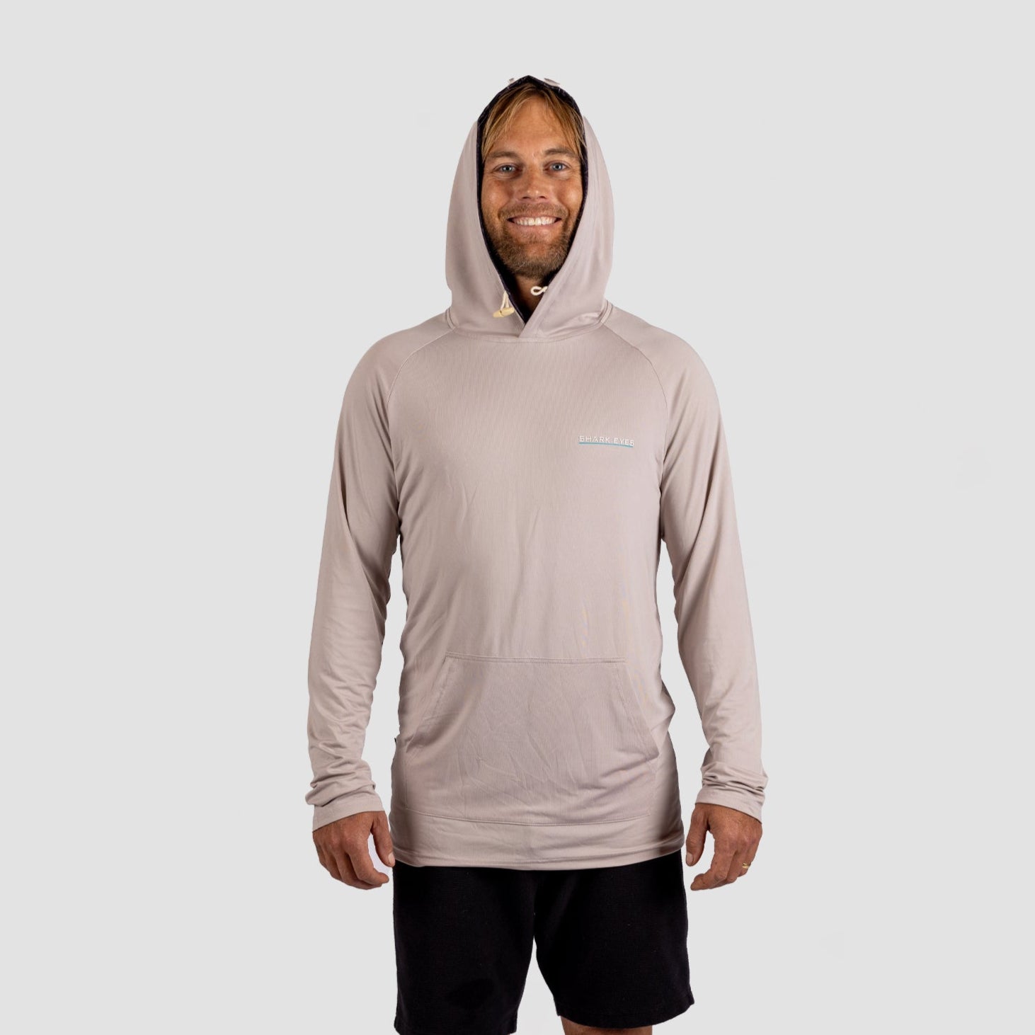 Solar Pro Hooded Long Sleeve Sun Shirt Grey