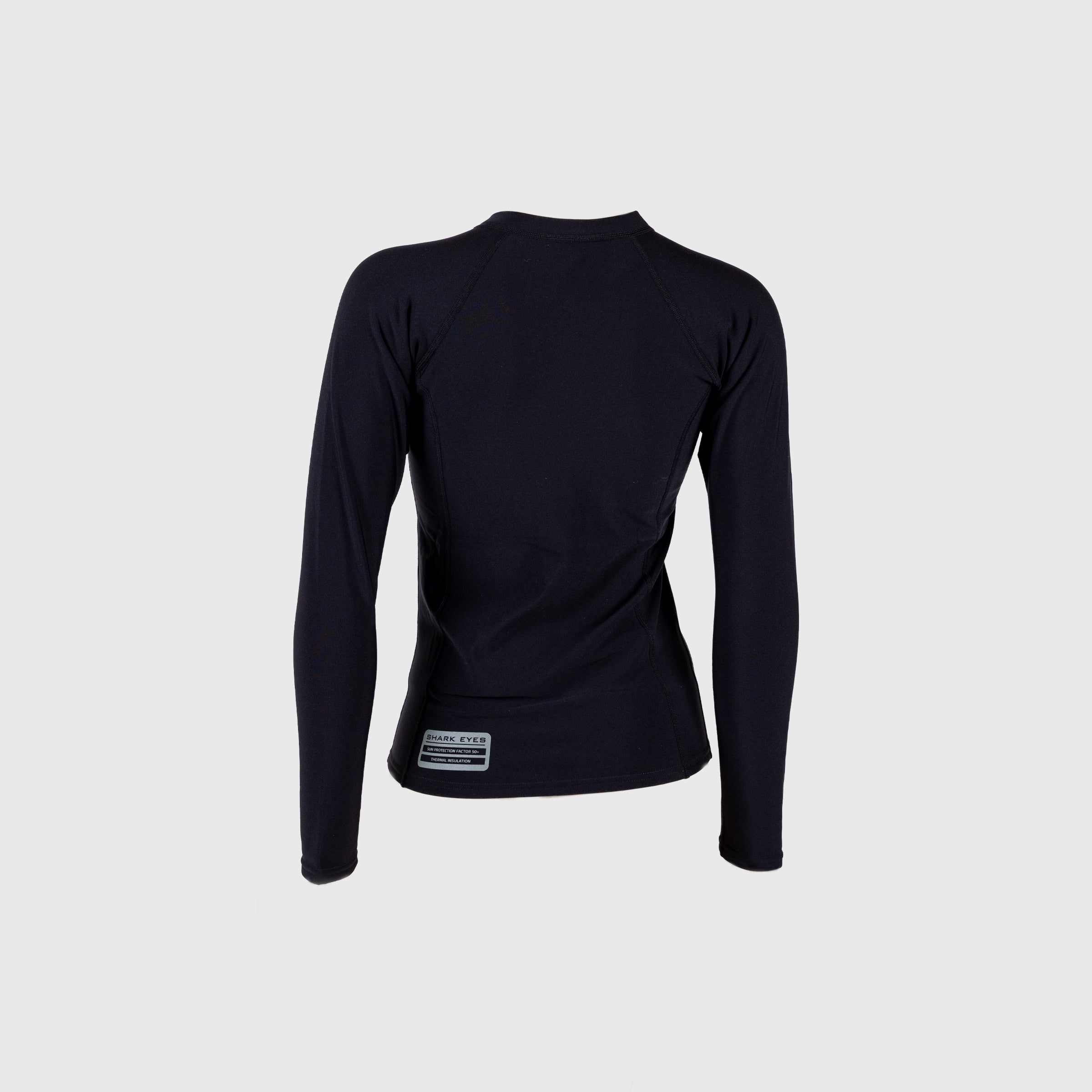 Thermal Rash Vest Womens Front Zip Long Sleeve Black 1.5mm