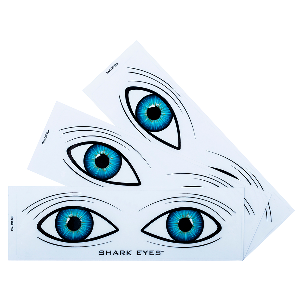 Shark Eyes Shark Deterrent Clear (3 Pack) S-M-L | Premium Ocean Hardware | Shark Eyes Australia