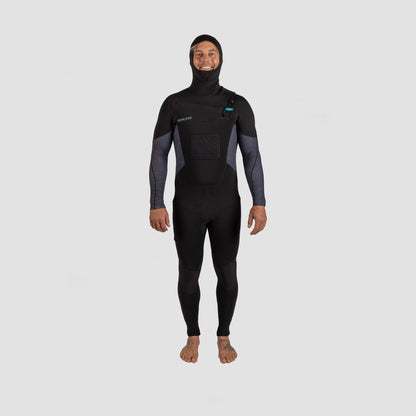 Shark Eyes Hybrid 4/4 Hooded Steamer - Surf/Dive/Spear Wetsuit