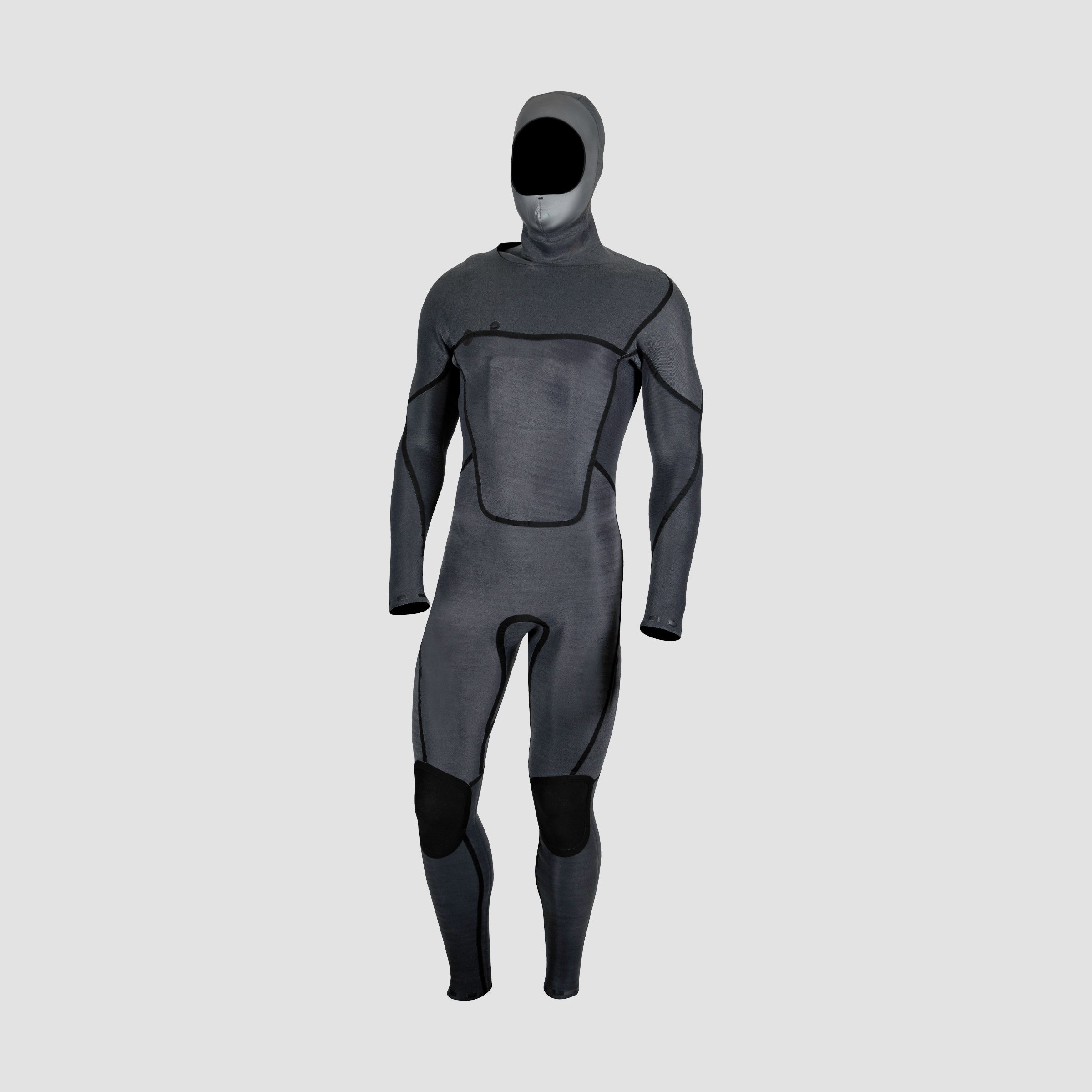 Shark Eyes Hybrid 4/4 Hooded Steamer - Surf/Dive/Spear Wetsuit