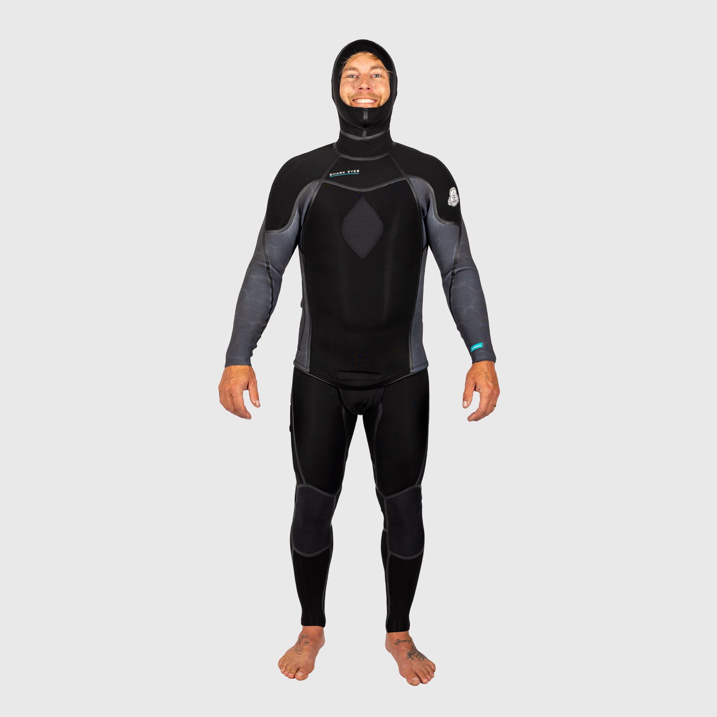 Blackfish 3.5mm Hooded Spearfishing Jacket | Beaver Tail | Shark