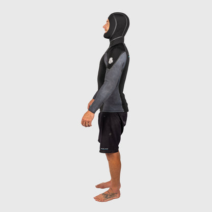 Blackfish 3.5mm Hooded Jacket Beaver Tail