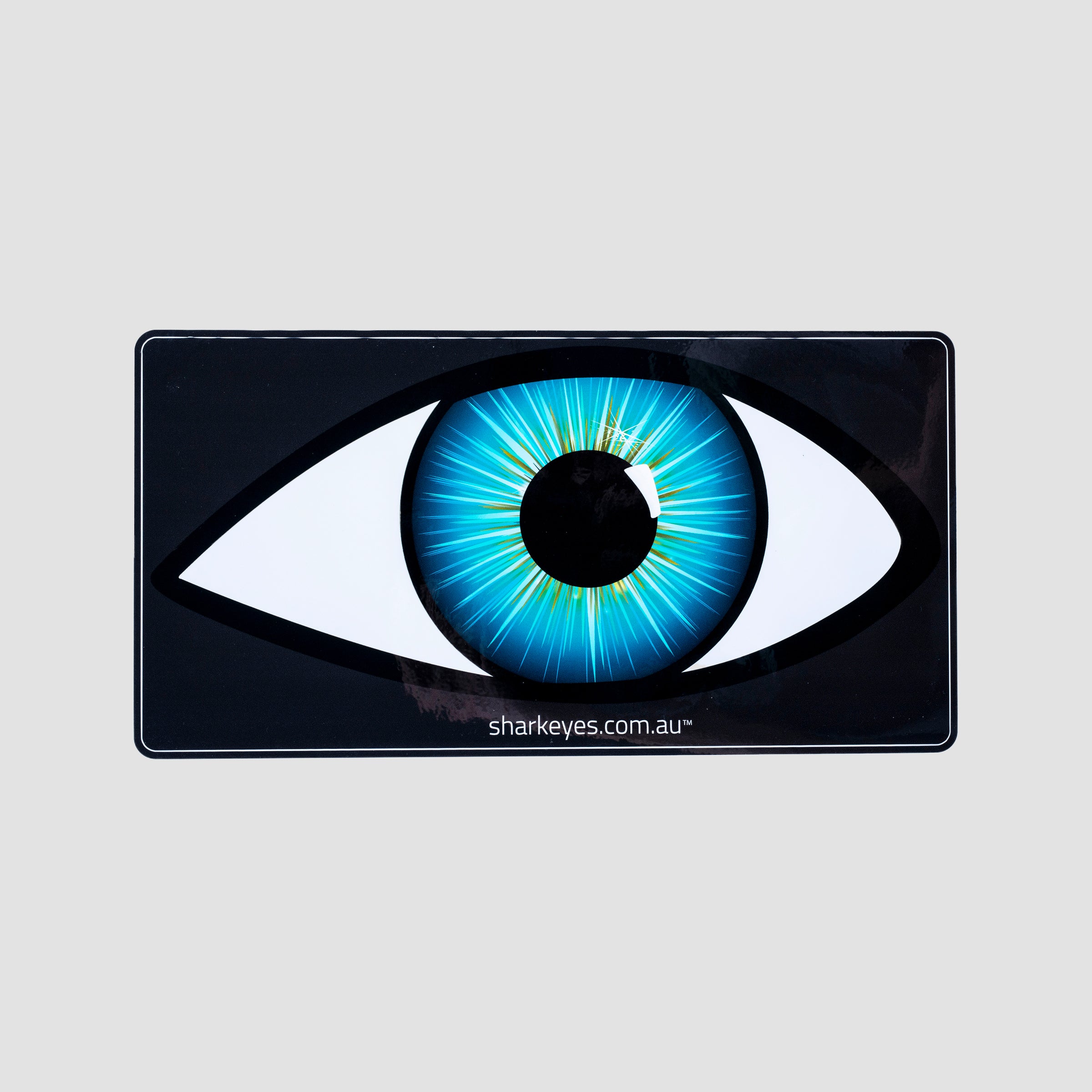 Shark Eyes Mega Eye Shark Deterrent Sticker (Black)