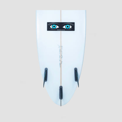 Shark Eyes Shark Deterrent Sticker (Black) S-M-L