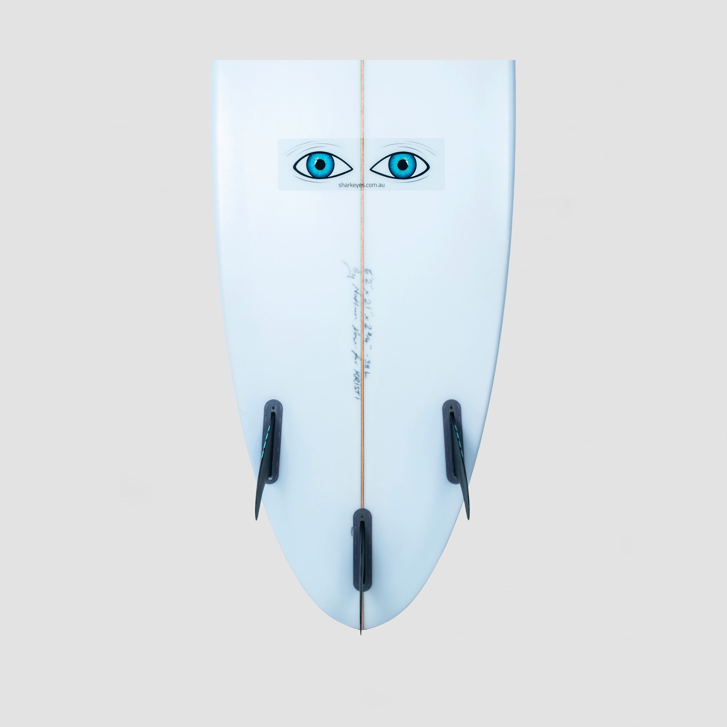 Shark Eyes Shark Deterrent Sticker (Clear) S-M-L