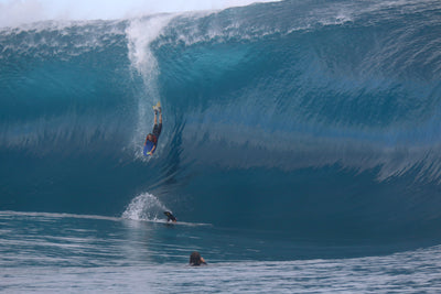 Shane Ackerman at Teahupoo