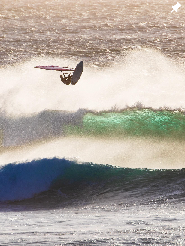 Jake Ghiretti, Wind surfer