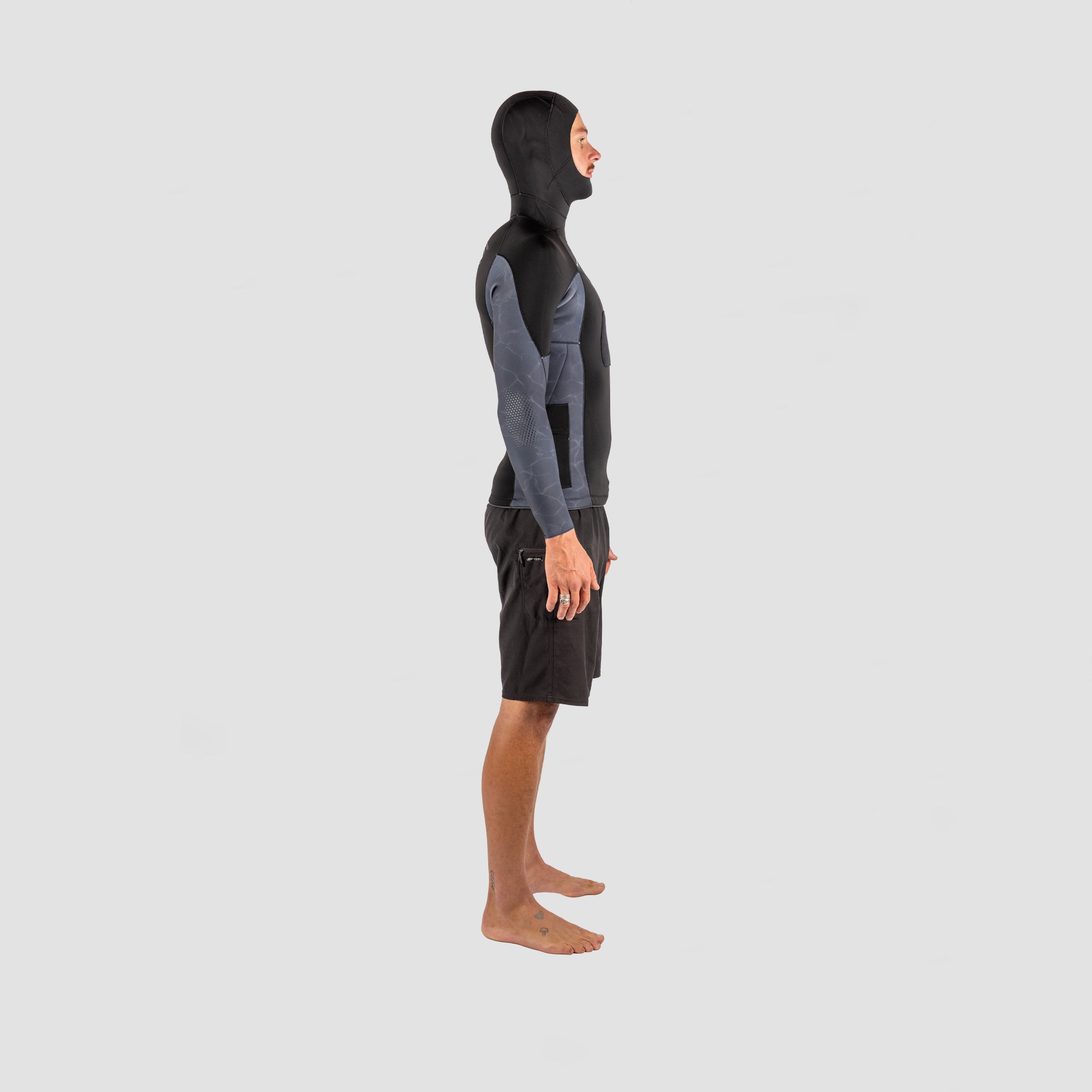 Gen² Hybrid 2.5mm Hooded Wetsuit Jacket - Surf/Dive/Spear Wetsuit Jacket