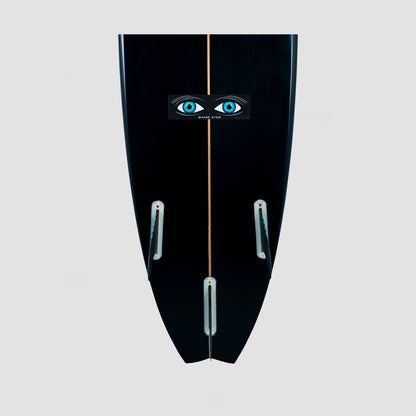 Shark Eyes Shark Deterrent Sticker (Black) S-M-L