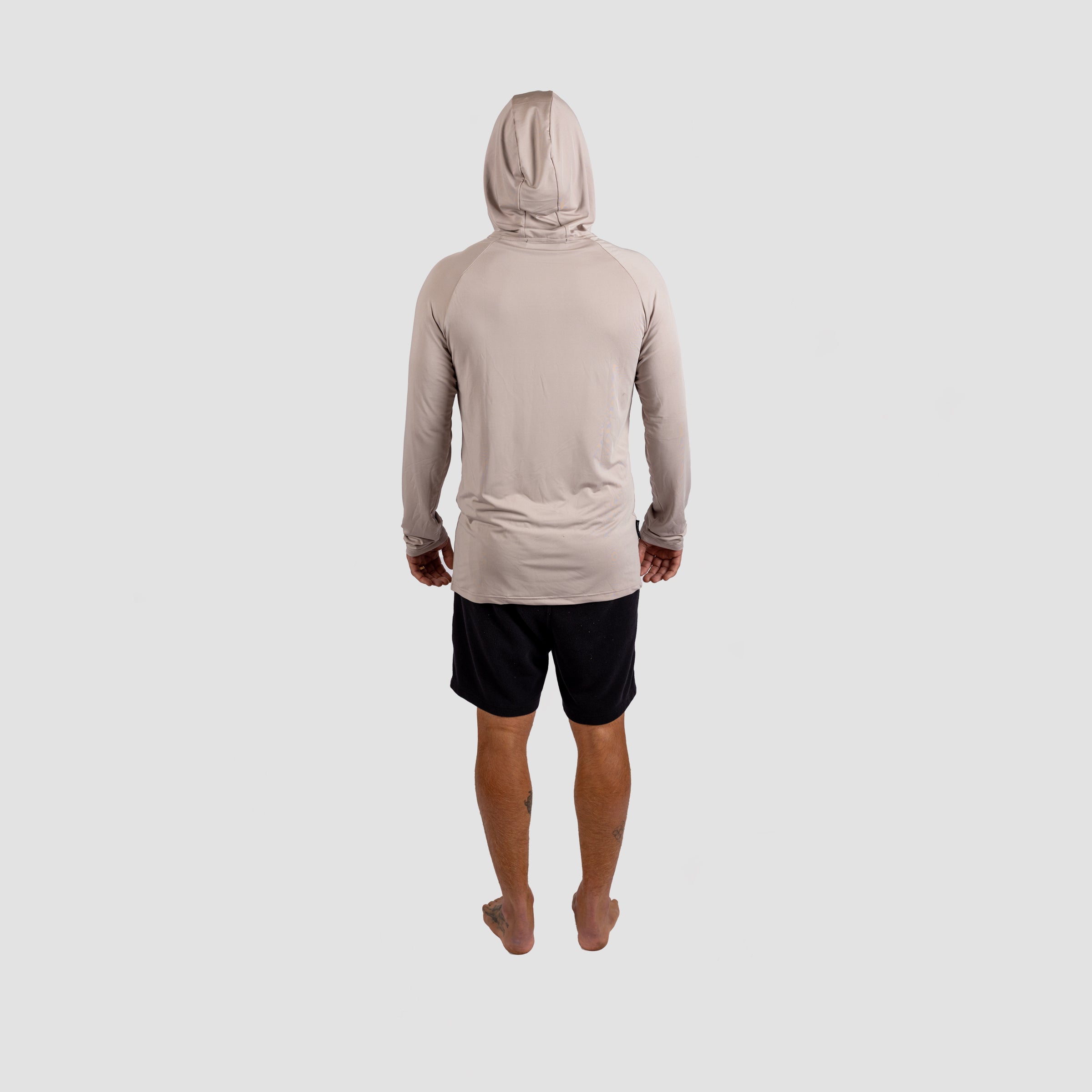 Solar Pro Hooded Long Sleeve Sun Shirt Grey