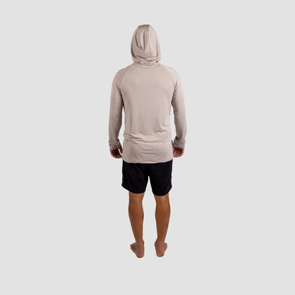 Solar Pro Hooded Long Sleeve Sun Shirt Grey