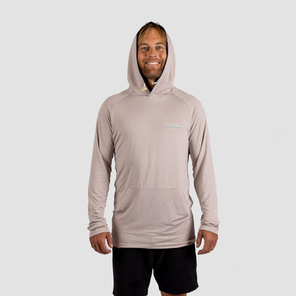 Solar Pro Hooded Long Sleeve Sun Shirt Grey