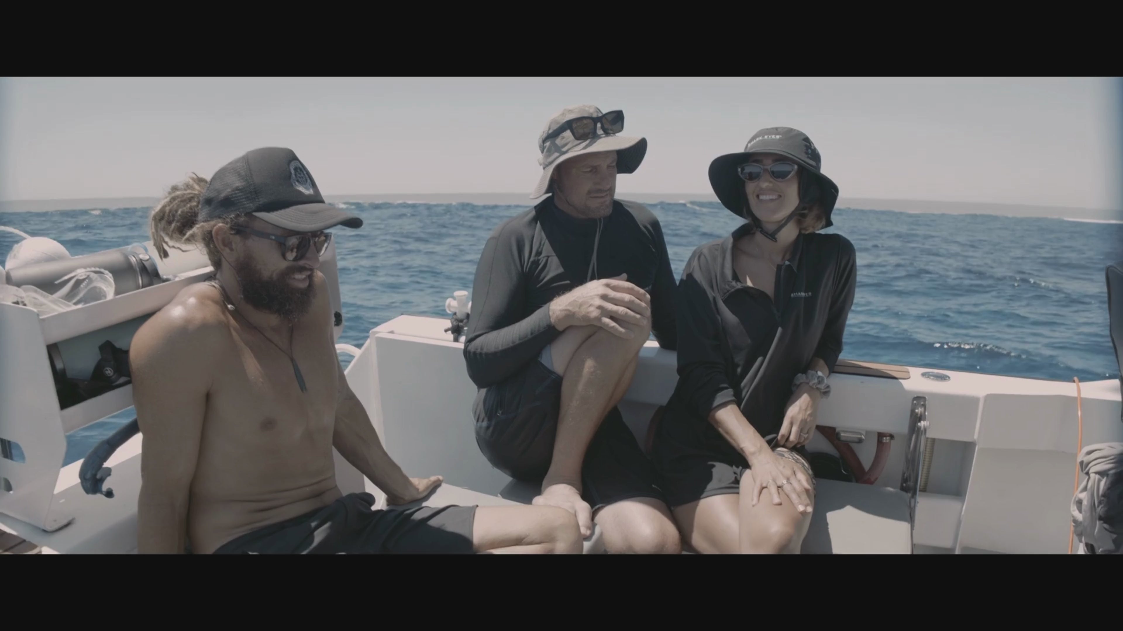 Load video: RAW Behind The Scenes: Shark Eyes Shark Deterrent Testing