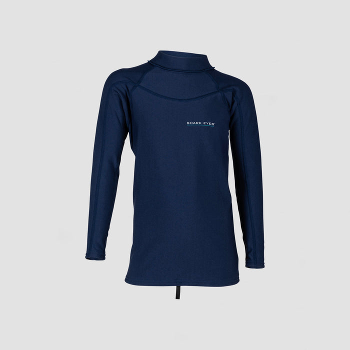 Thermal Rash Vest Youth Long Sleeve Navy 1.5mm – Shark Eyes Australia