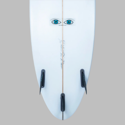 Shark Eyes Small Decal x Surfboard
