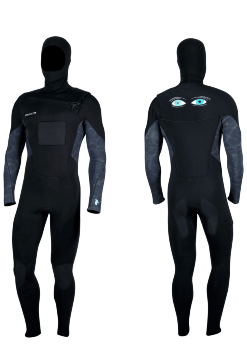 Shark Eyes Hybrid 4mm Hooded Steamer The Ultimate Surf Dive